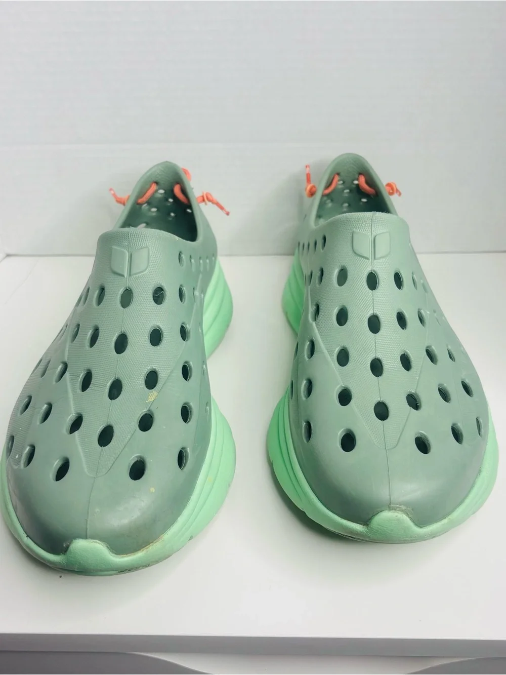 Men's Slip-On Ventilated Foam Sandals - Sage Green